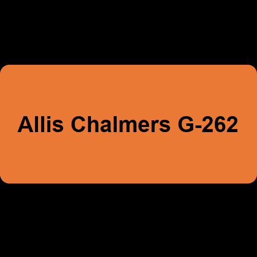 Allis Chalmers G-262
